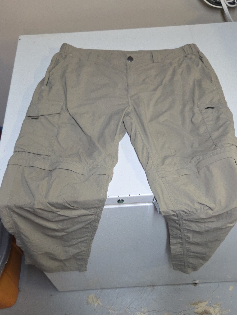 Columbia Men's Convertible Cargo Pants - Tan 38x32